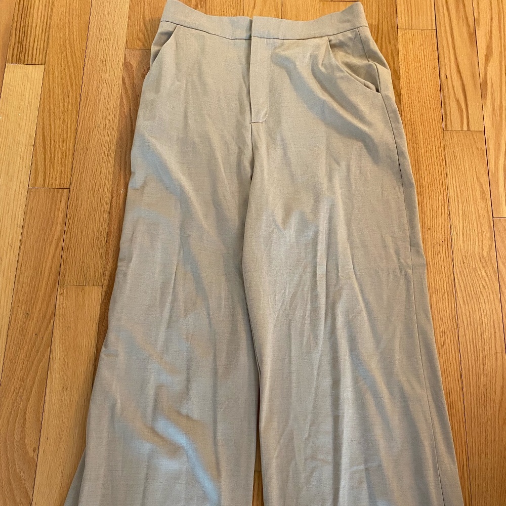Tan Linen Trousers